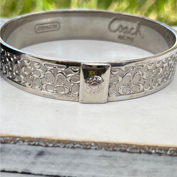 Authentic Silver Coach Bangle Y2K - Picture 12 of 12